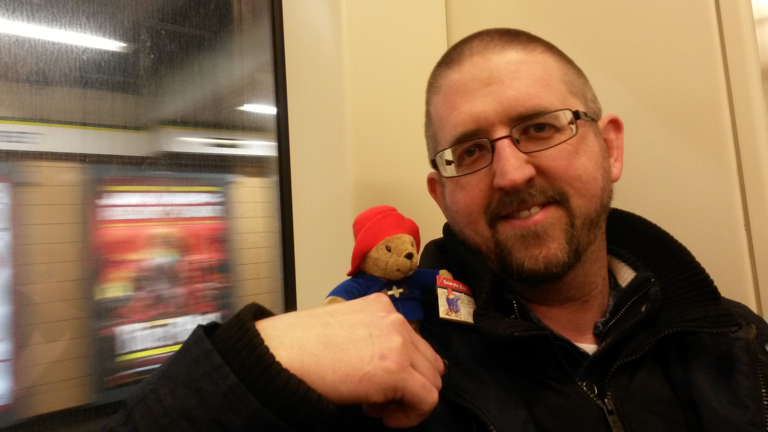 Mike and P Bear on tube 12042018